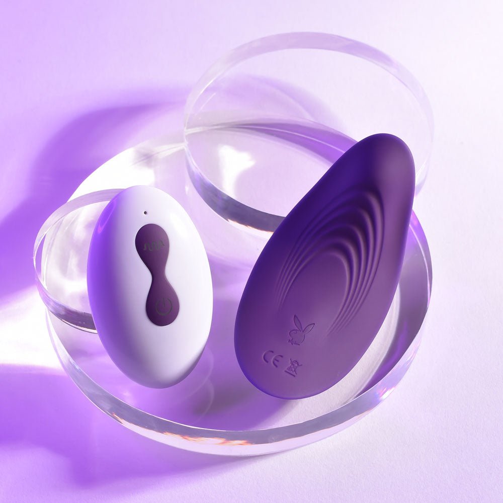 Playboy Pleasure OUR LITTLE SECRET Purple USB Rechargeable Panty Vibrator